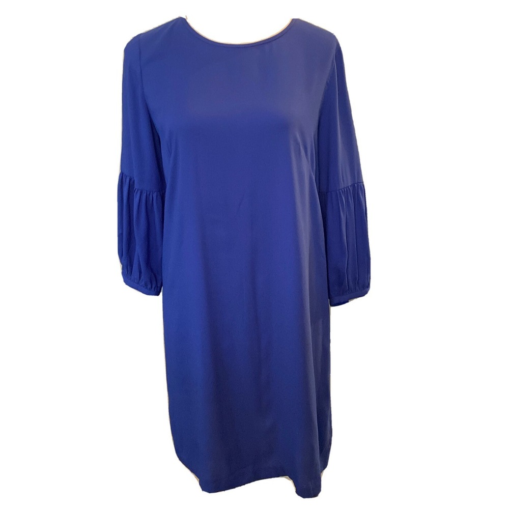 Loft Royal Blue LS Dress, Women's 8 Career